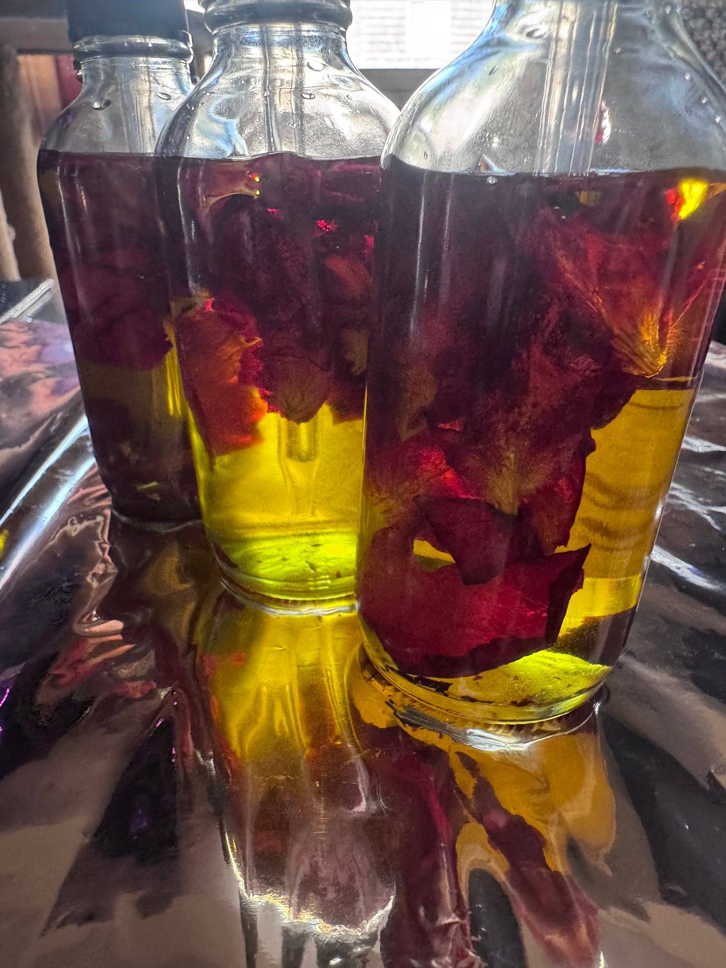 Rose petals elixir