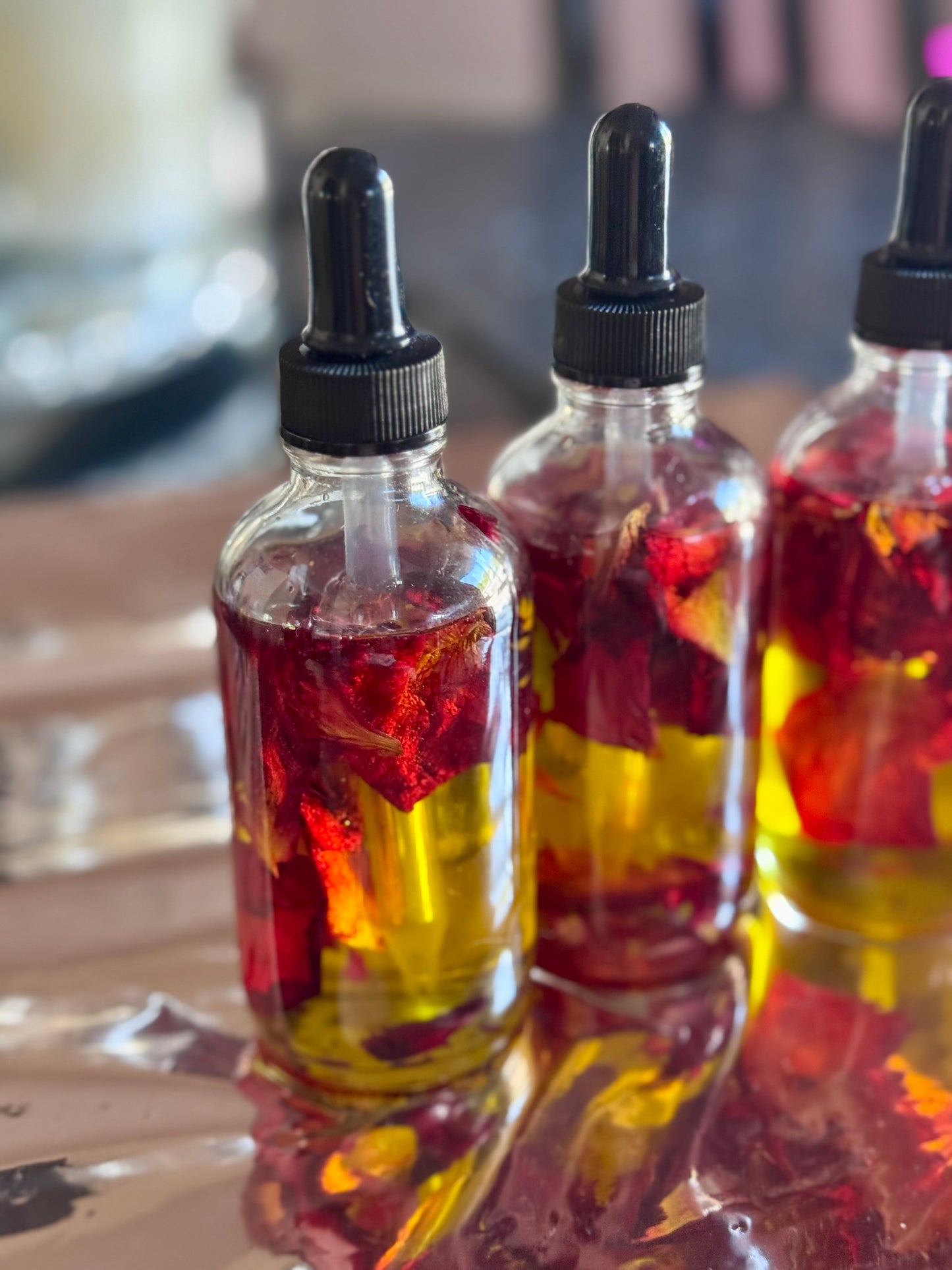 Rose petals elixir