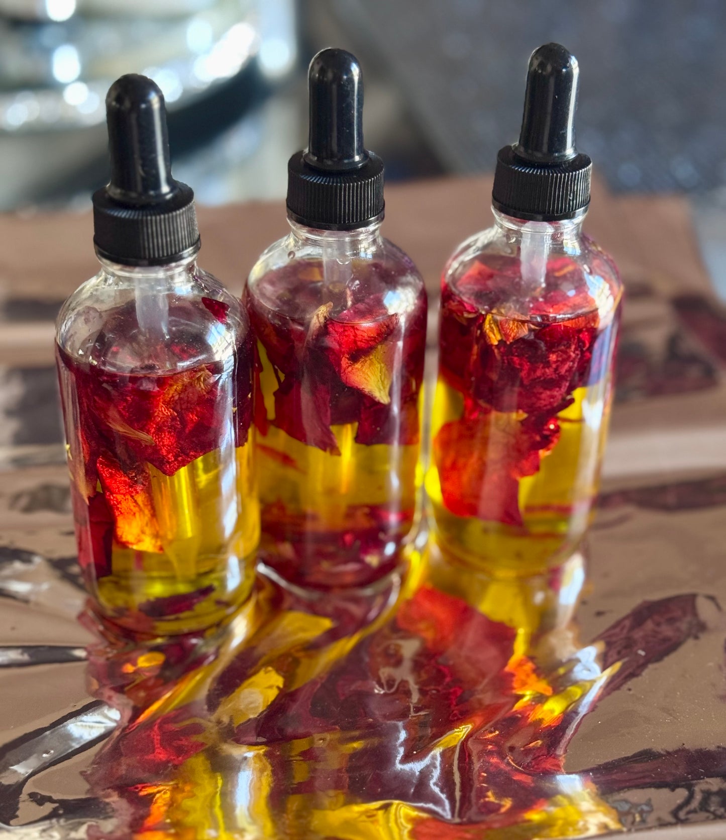 Rose petals elixir