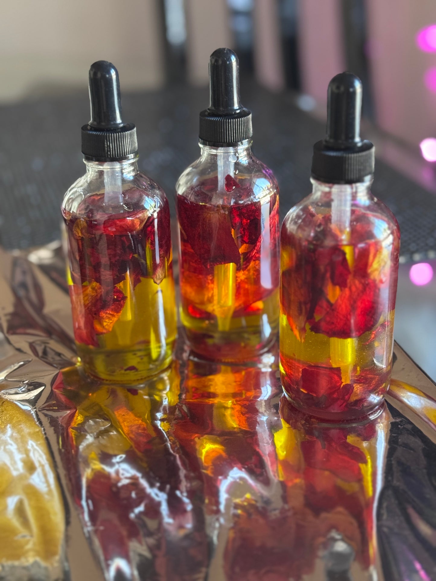 Rose petals elixir