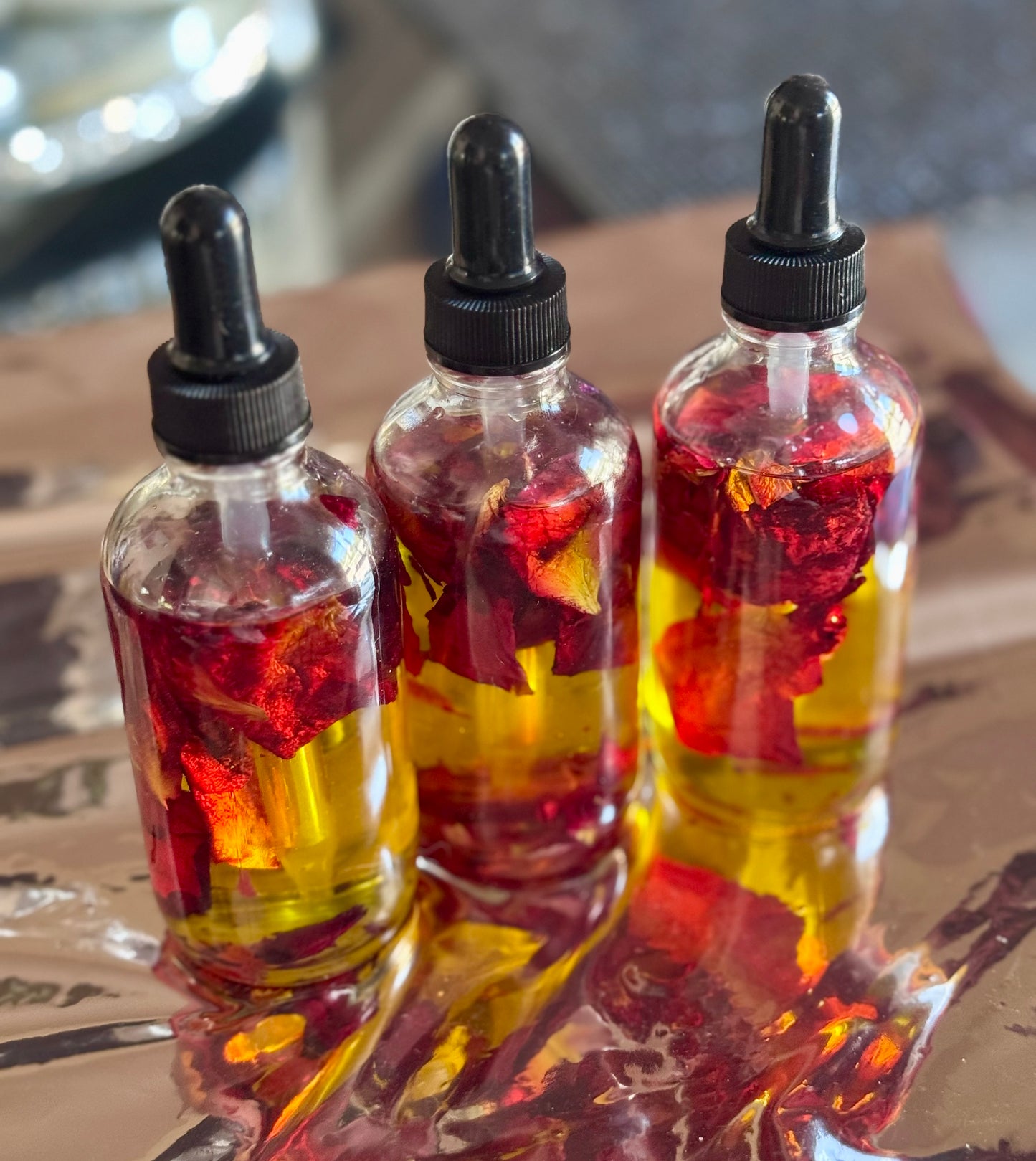 Rose petals elixir
